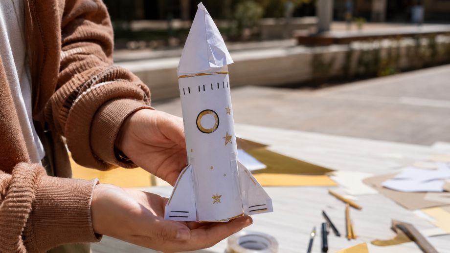 Paper rocket