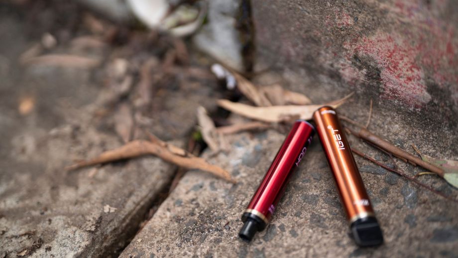 Discarded e-cigarettes