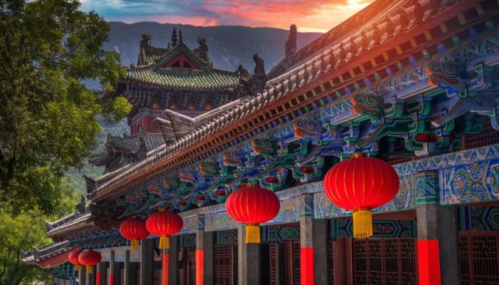 Chinese palace scenery 
