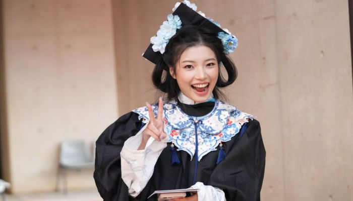 Chinese student during graduation
